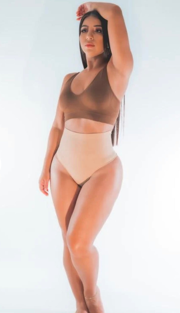 High Waisted Tummy Control Shapewear (Thong) – EM Luxe Label